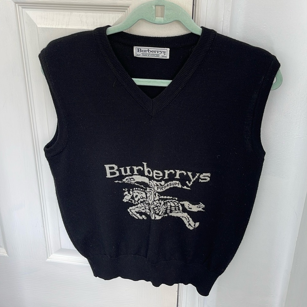 Vintage Burberry shirt vest